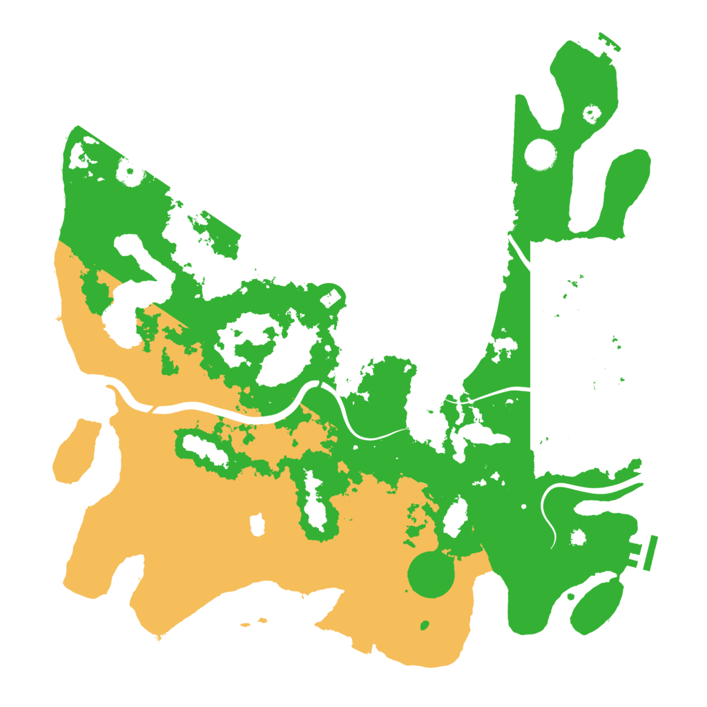 Biome Rust Map: Procedural Map, Size: 4000, Seed: 6986835