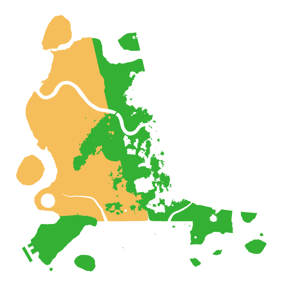 Biome Rust Map: Procedural Map, Size: 3650, Seed: 2121454029