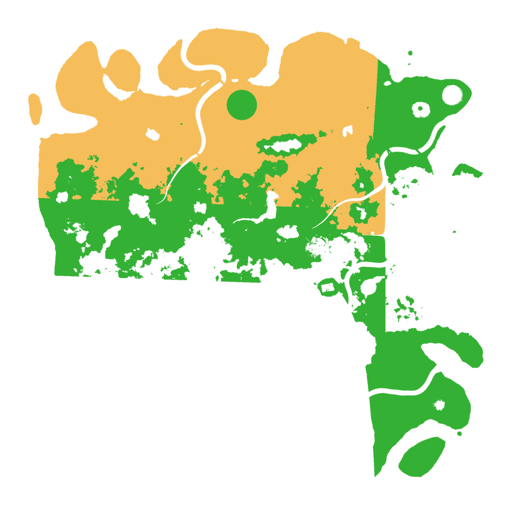 Biome Rust Map: Procedural Map, Size: 4500, Seed: 3944521