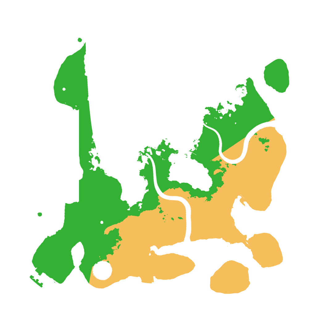 Biome Rust Map: Procedural Map, Size: 3000, Seed: 6093