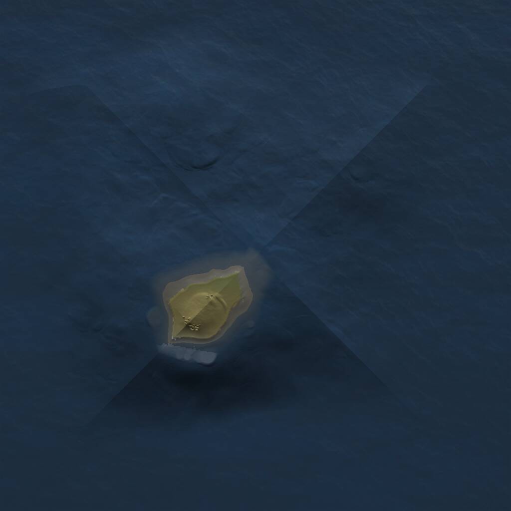 Rust Map: Procedural Map, Size: 1000, Seed: 664128551, 1 Monuments