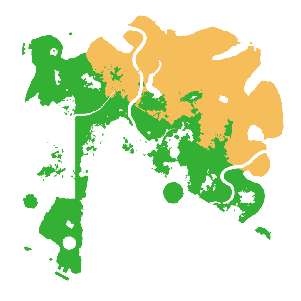 Biome Rust Map: Procedural Map, Size: 4000, Seed: 954993750