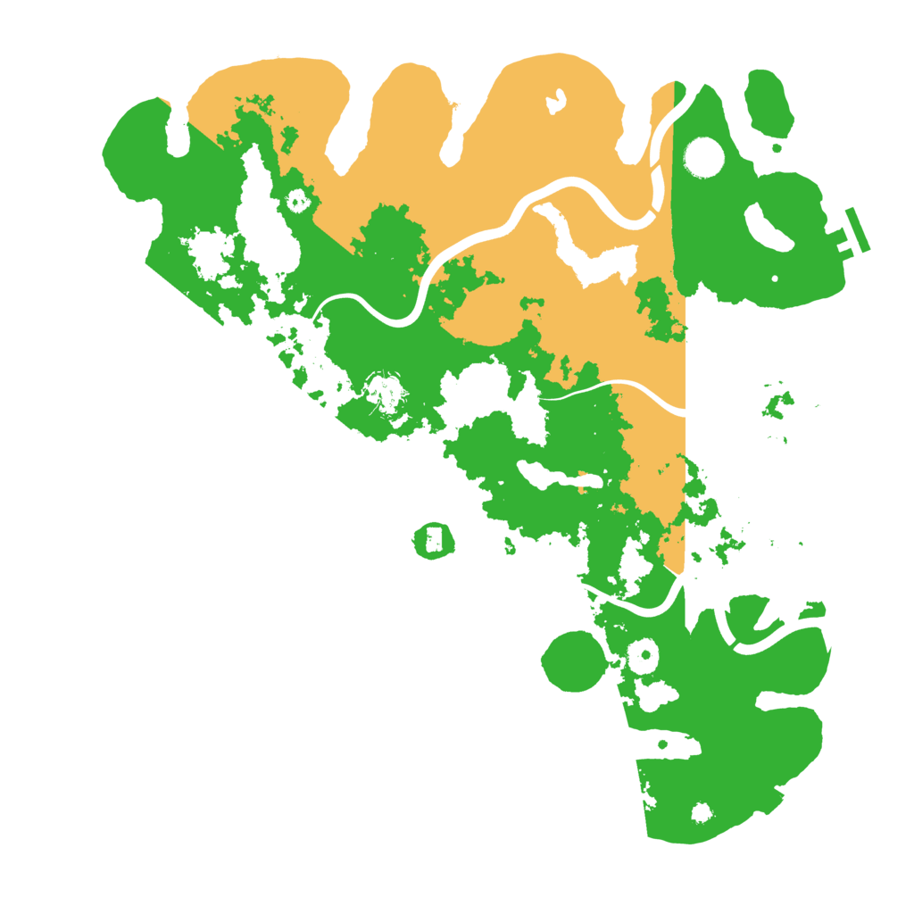 Biome Rust Map: Procedural Map, Size: 4000, Seed: 2578