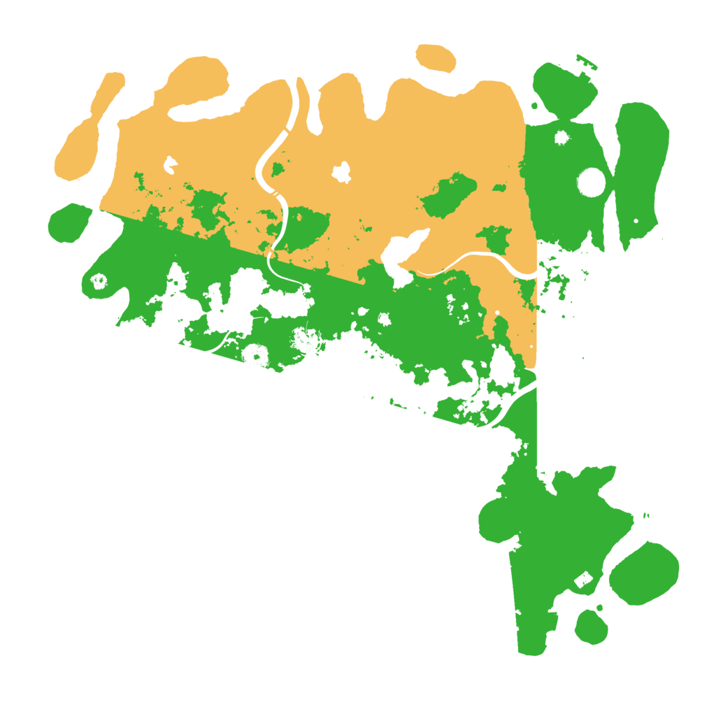 Biome Rust Map: Procedural Map, Size: 4500, Seed: 248828971
