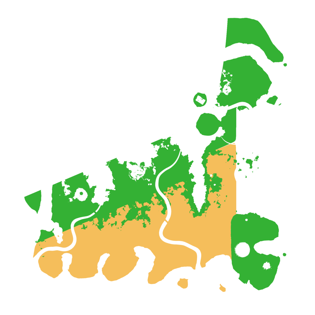 Biome Rust Map: Procedural Map, Size: 3750, Seed: 525232153