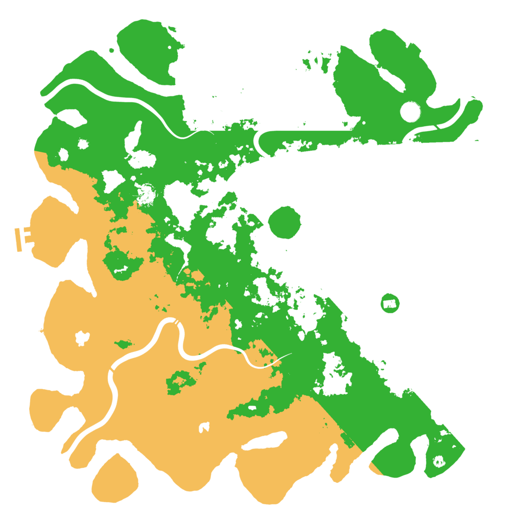 Biome Rust Map: Procedural Map, Size: 4500, Seed: 1066480735