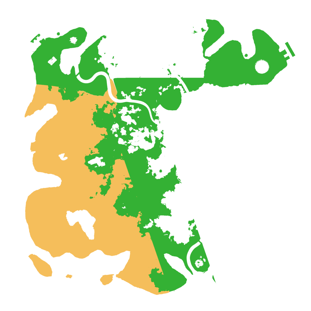 Biome Rust Map: Procedural Map, Size: 4000, Seed: 14670