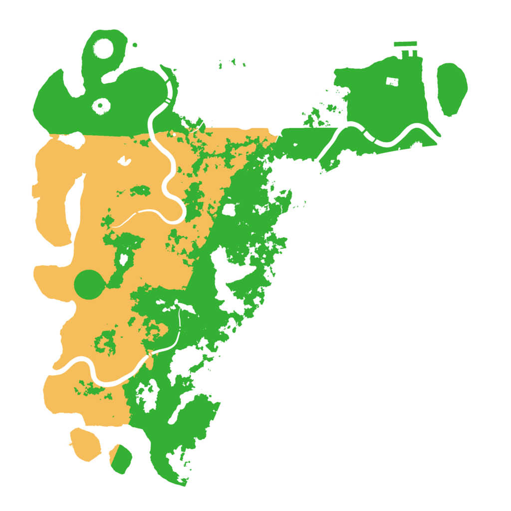 Biome Rust Map: Procedural Map, Size: 4500, Seed: 961943986