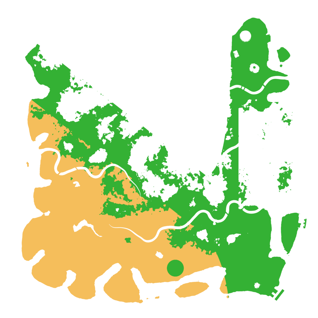 Biome Rust Map: Procedural Map, Size: 5000, Seed: 1231