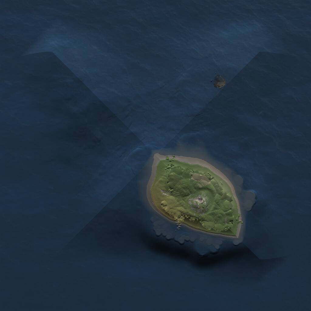 Rust Map: Procedural Map, Size: 1000, Seed: 1586658849, 1 Monuments