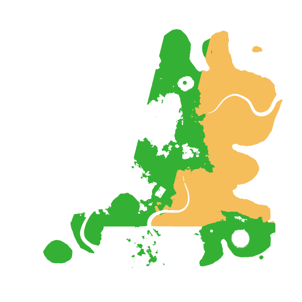 Biome Rust Map: Procedural Map, Size: 3000, Seed: 148888