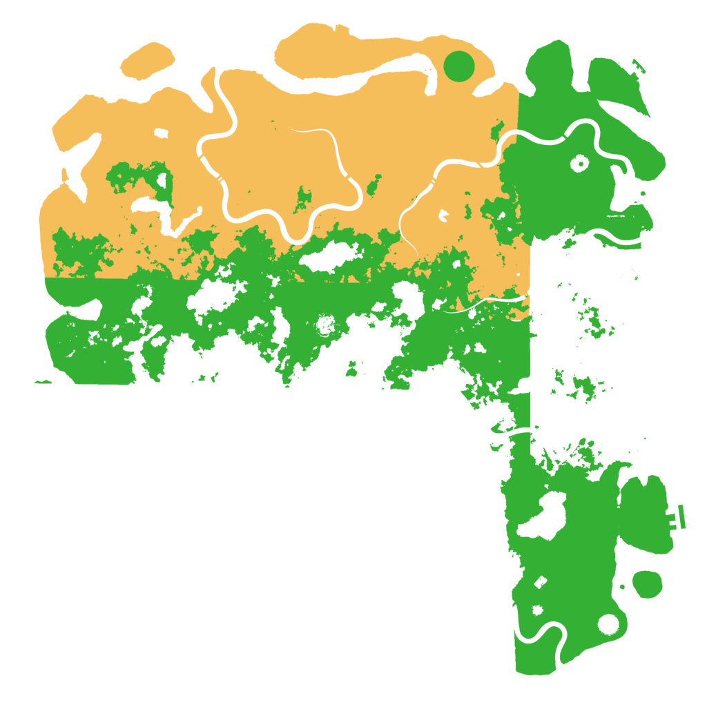 Biome Rust Map: Procedural Map, Size: 6000, Seed: 1695382