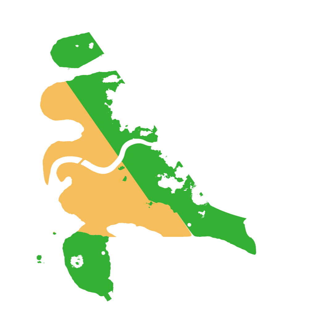 Biome Rust Map: Procedural Map, Size: 2500, Seed: 31245066