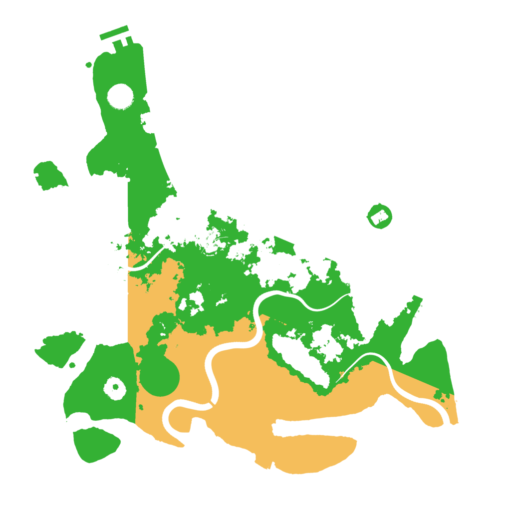 Biome Rust Map: Procedural Map, Size: 3500, Seed: 1006882551