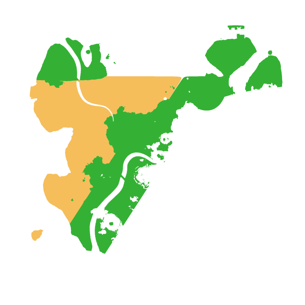 Biome Rust Map: Procedural Map, Size: 2800, Seed: 1978734777
