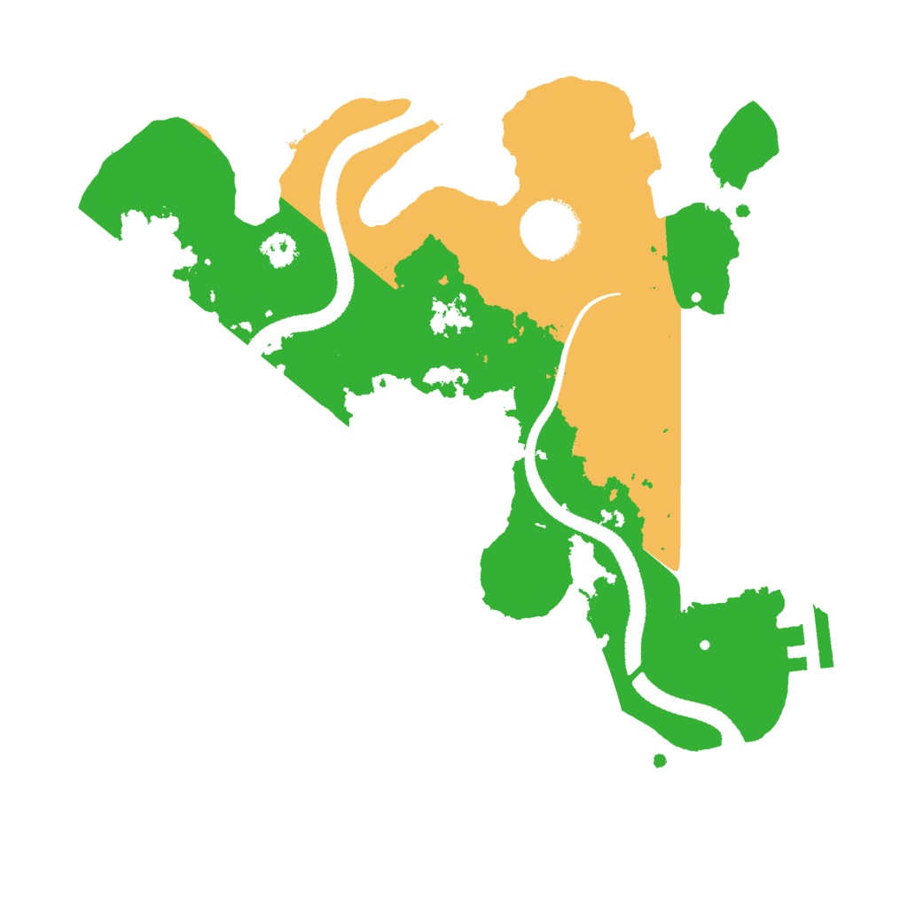 Biome Rust Map: Procedural Map, Size: 2700, Seed: 899917
