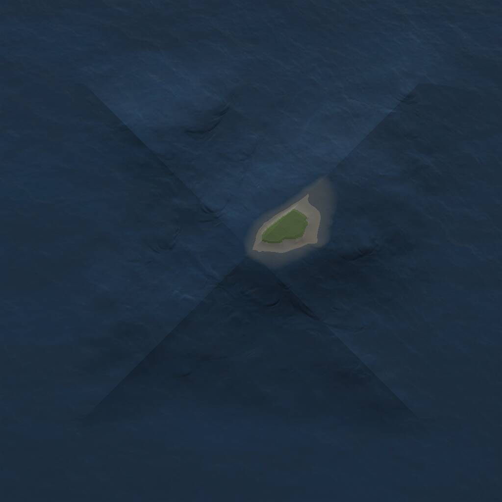 Rust Map: Procedural Map, Size: 1000, Seed: 846766254, 1 Monuments