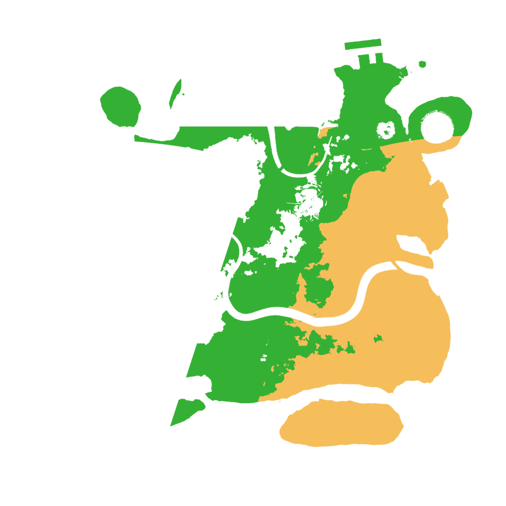Biome Rust Map: Procedural Map, Size: 2800, Seed: 588174906