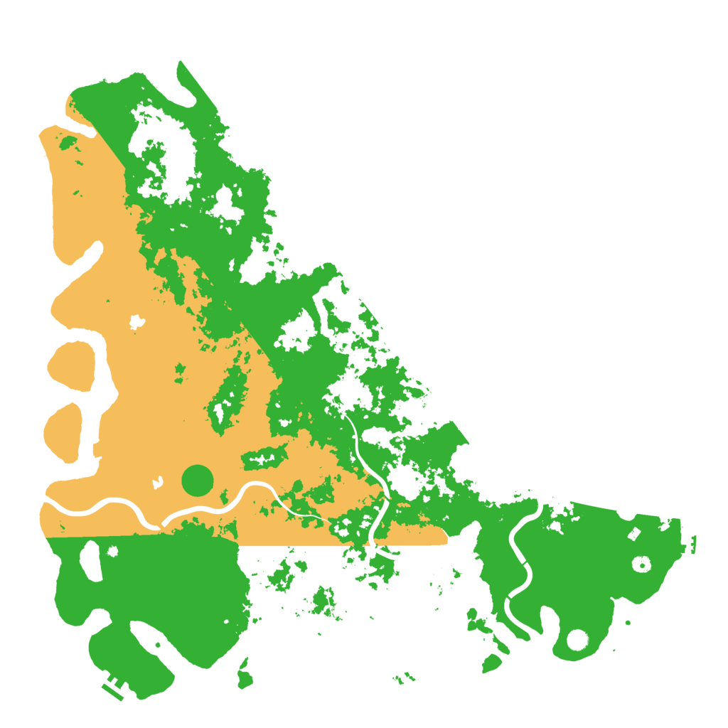 Biome Rust Map: Procedural Map, Size: 6000, Seed: 1569163