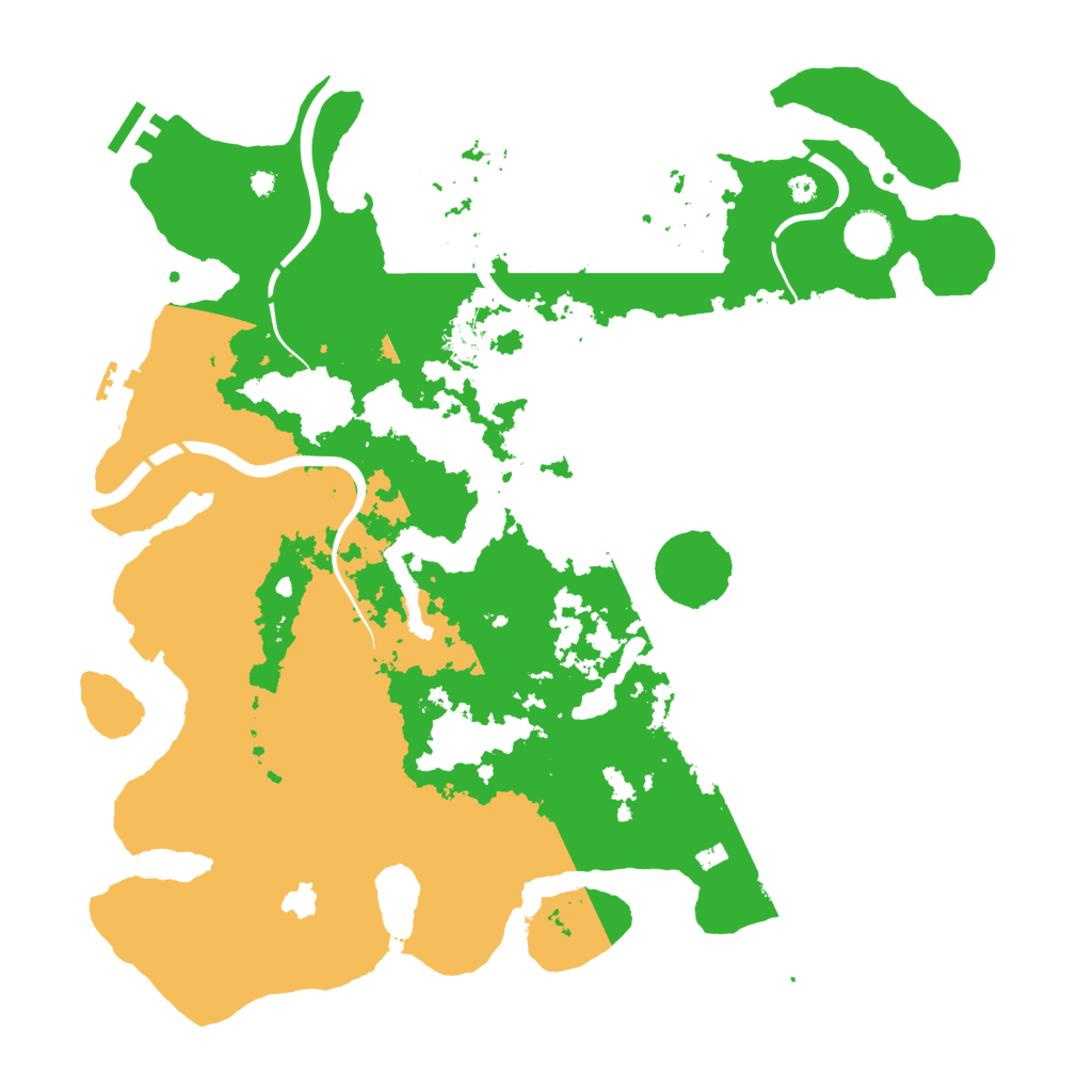 Biome Rust Map: Procedural Map, Size: 4000, Seed: 12242142