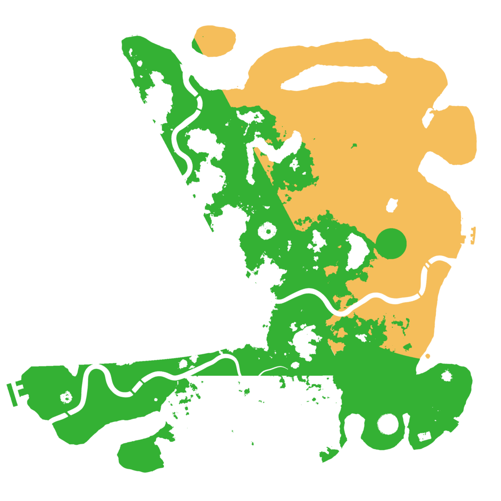 Biome Rust Map: Procedural Map, Size: 4300, Seed: 32648