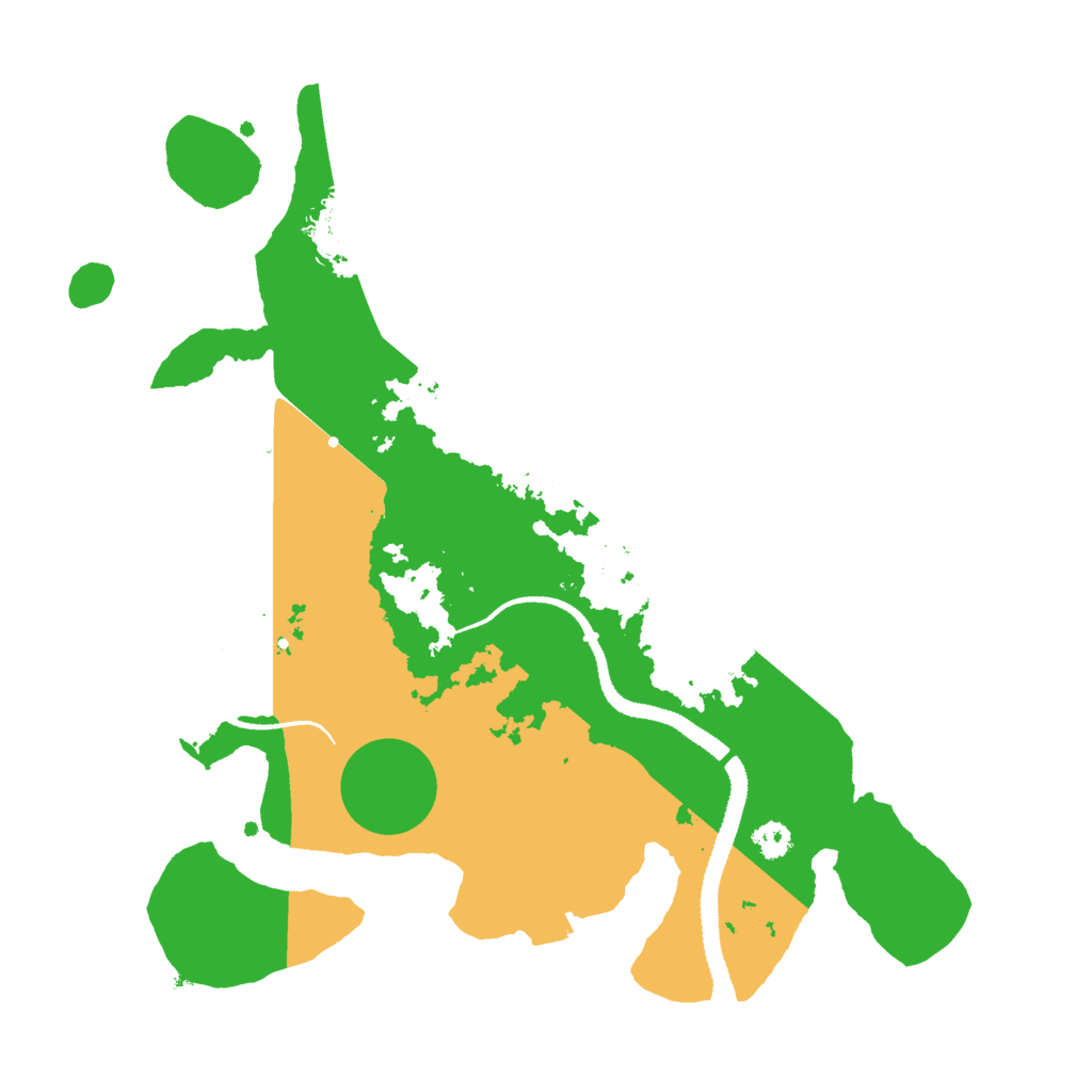 Biome Rust Map: Procedural Map, Size: 3000, Seed: 79365