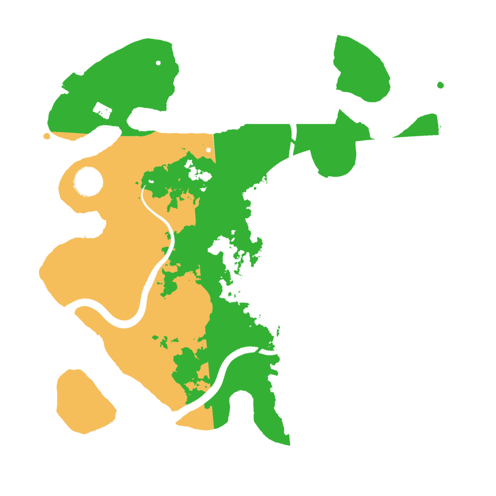 Biome Rust Map: Procedural Map, Size: 3000, Seed: 57649