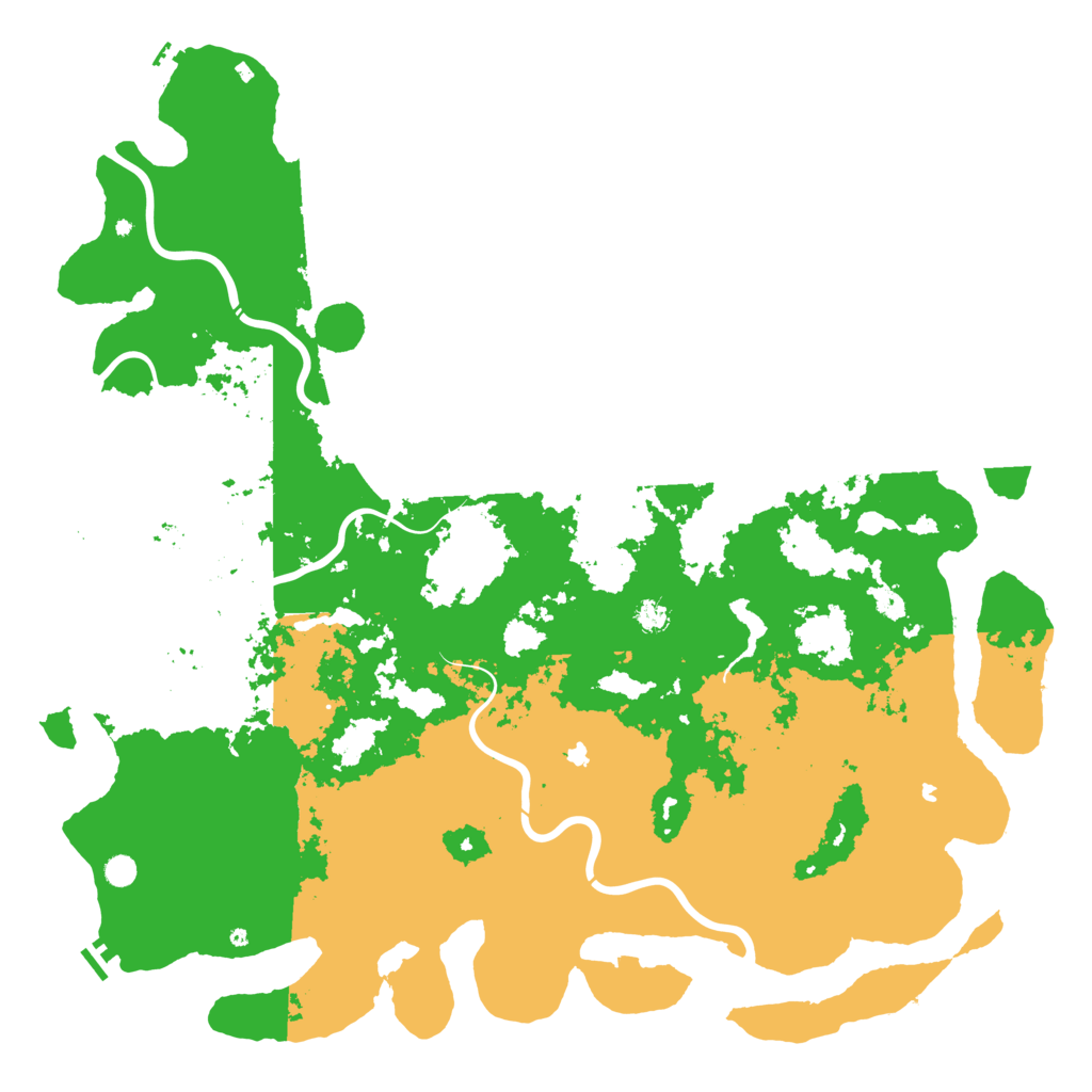 Biome Rust Map: Procedural Map, Size: 6000, Seed: 52123123