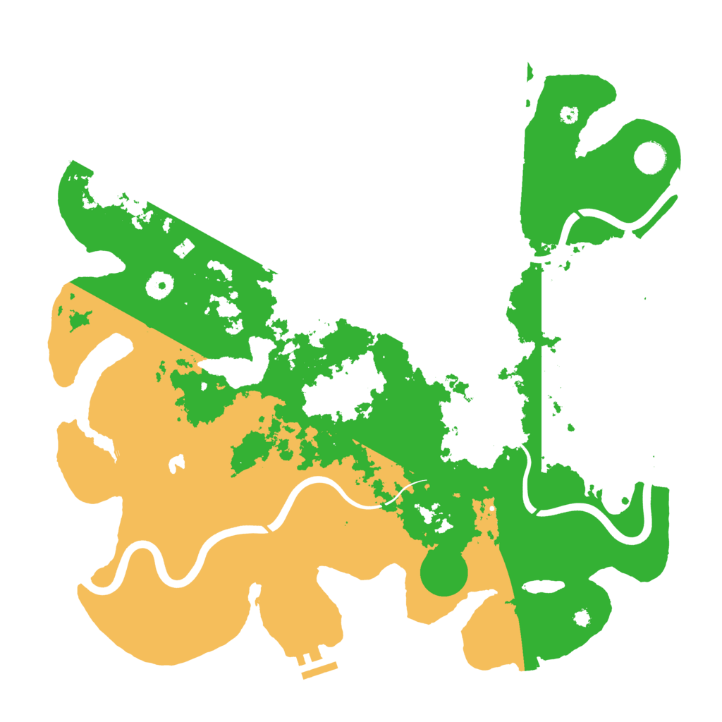 Biome Rust Map: Procedural Map, Size: 4000, Seed: 32485845