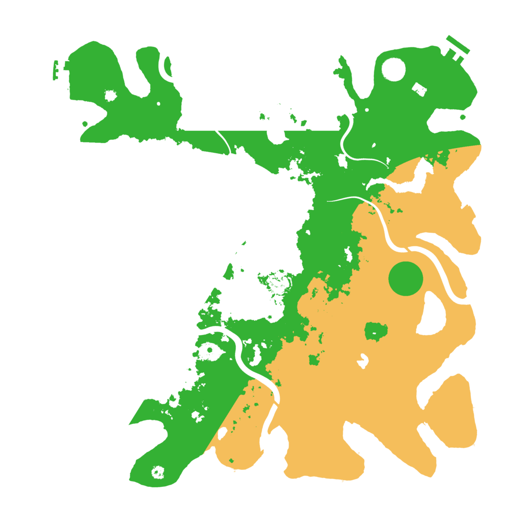 Biome Rust Map: Procedural Map, Size: 4000, Seed: 207706