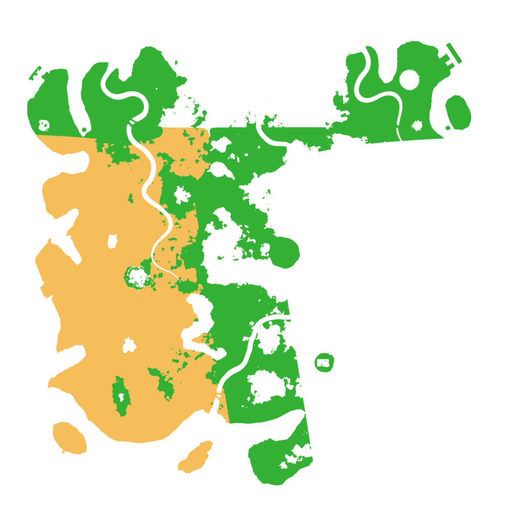 Biome Rust Map: Procedural Map, Size: 4500, Seed: 468386074