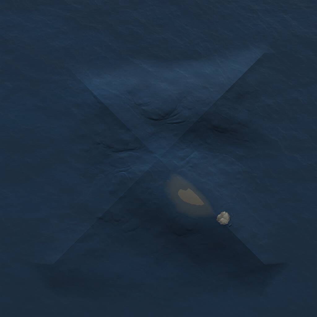 Rust Map: Procedural Map, Size: 1000, Seed: 561543634, 1 Monuments