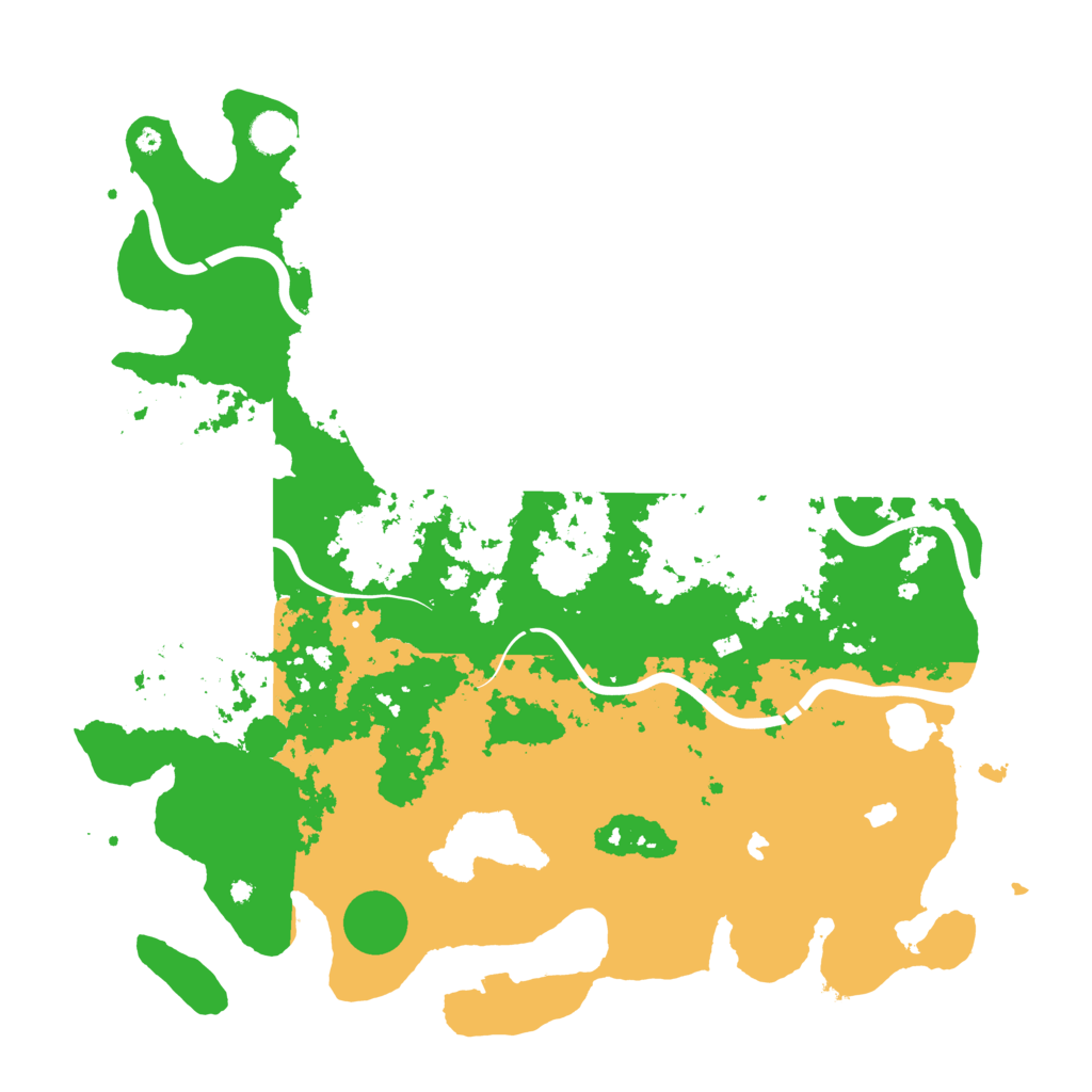 Biome Rust Map: Procedural Map, Size: 4500, Seed: 433599245