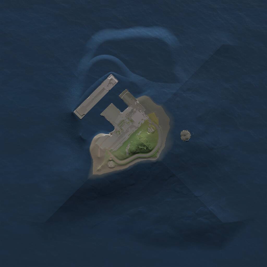 Rust Map: Procedural Map, Size: 1000, Seed: 81849603, 2 Monuments