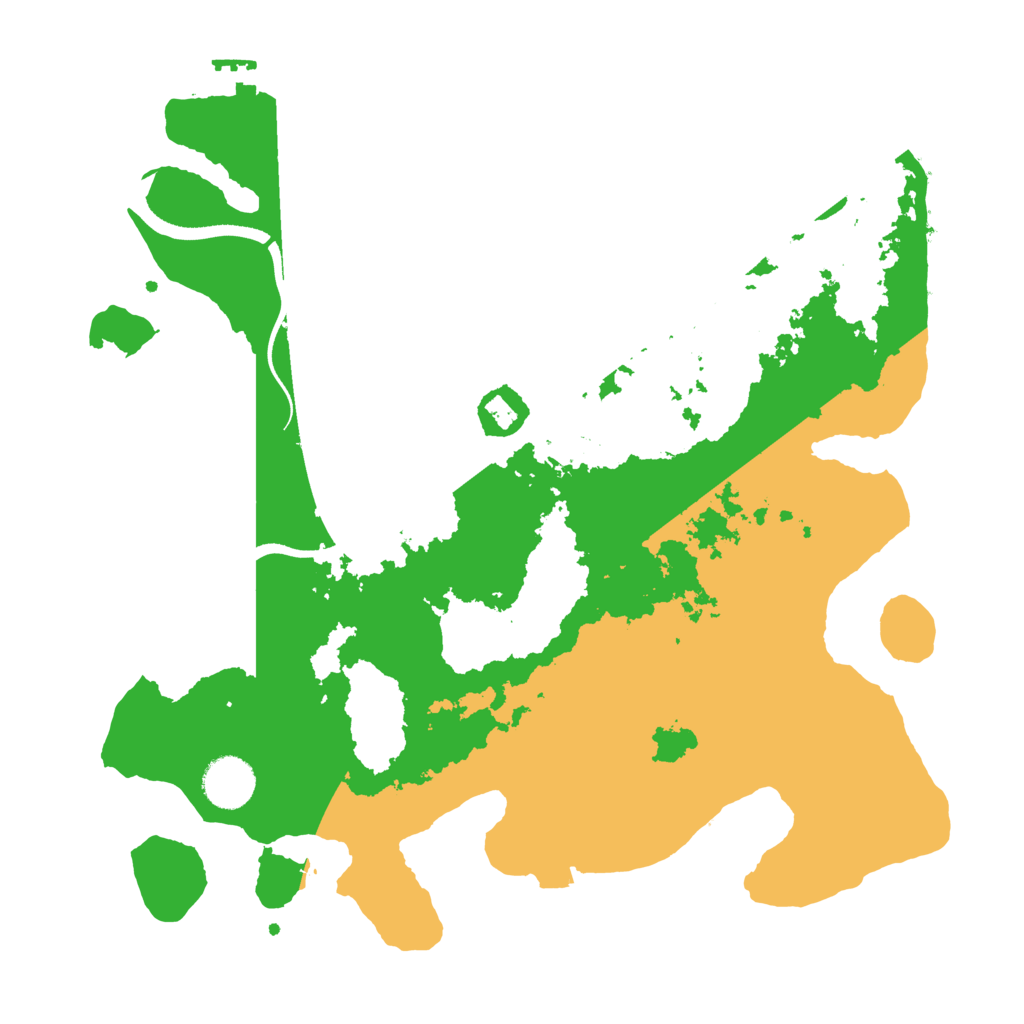 Biome Rust Map: Procedural Map, Size: 3500, Seed: 1330198130