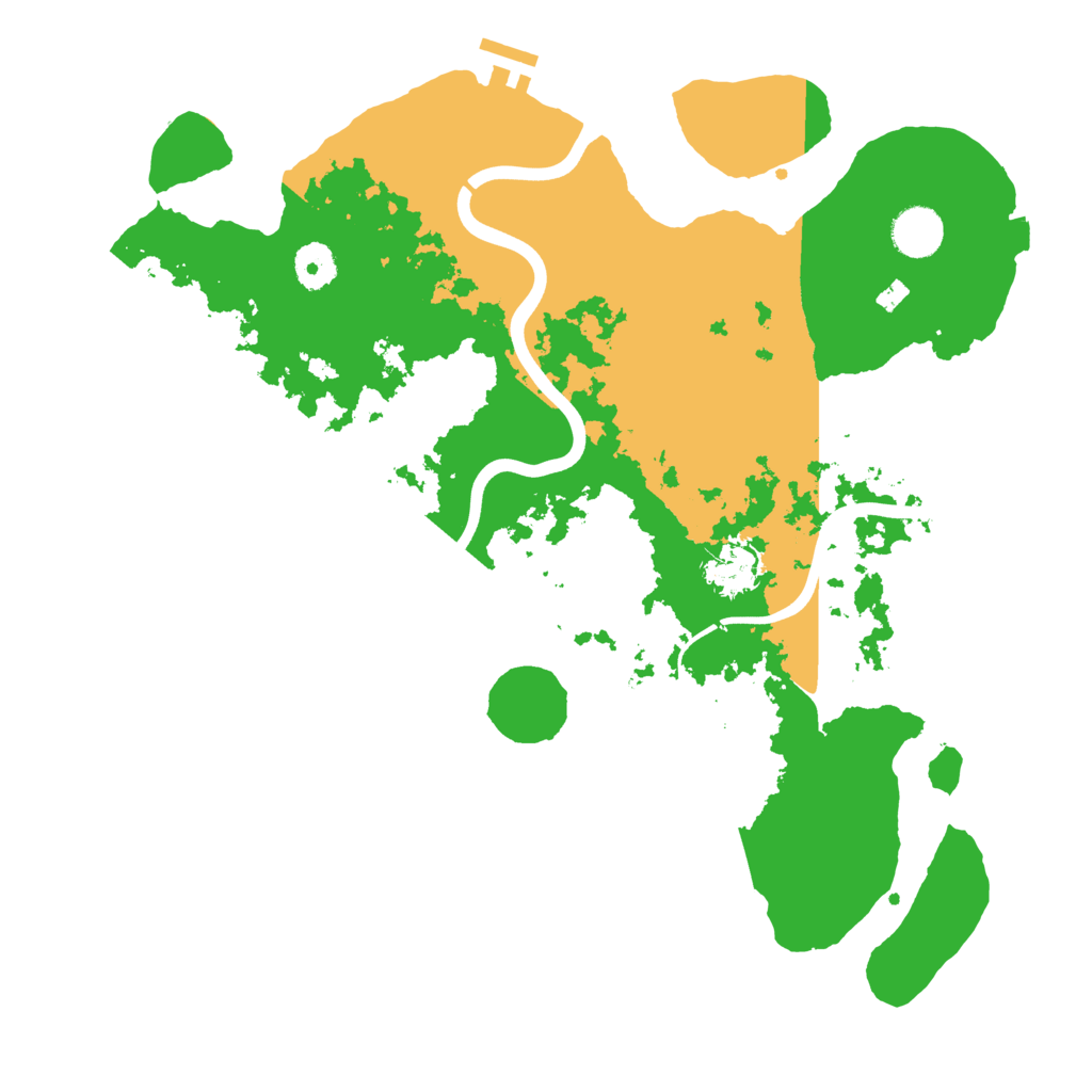 Biome Rust Map: Procedural Map, Size: 3750, Seed: 2087793761