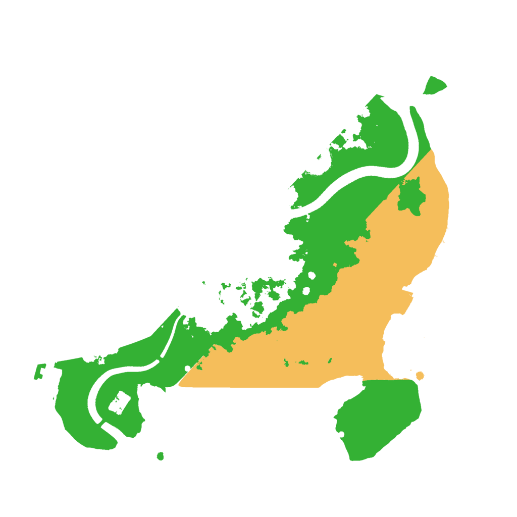 Biome Rust Map: Procedural Map, Size: 2500, Seed: 2116546255