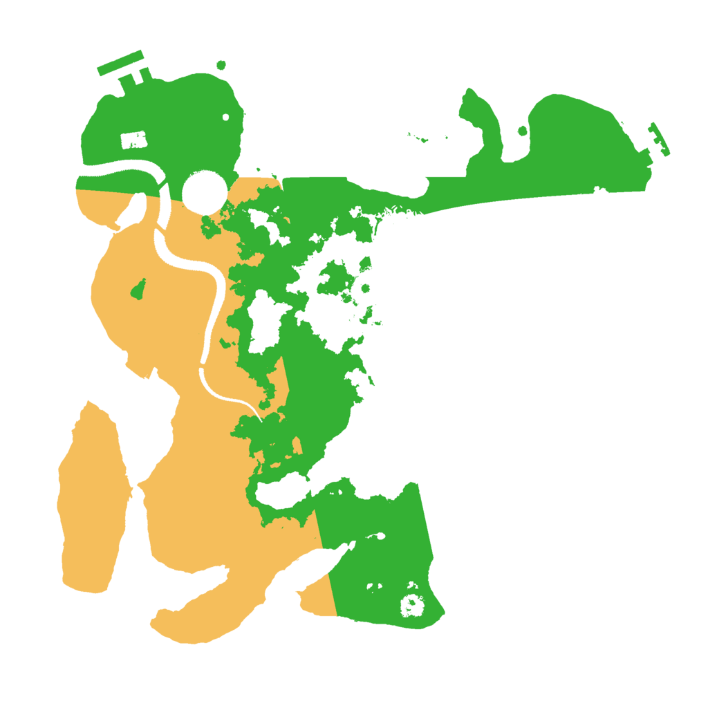 Biome Rust Map: Procedural Map, Size: 3000, Seed: 2914073