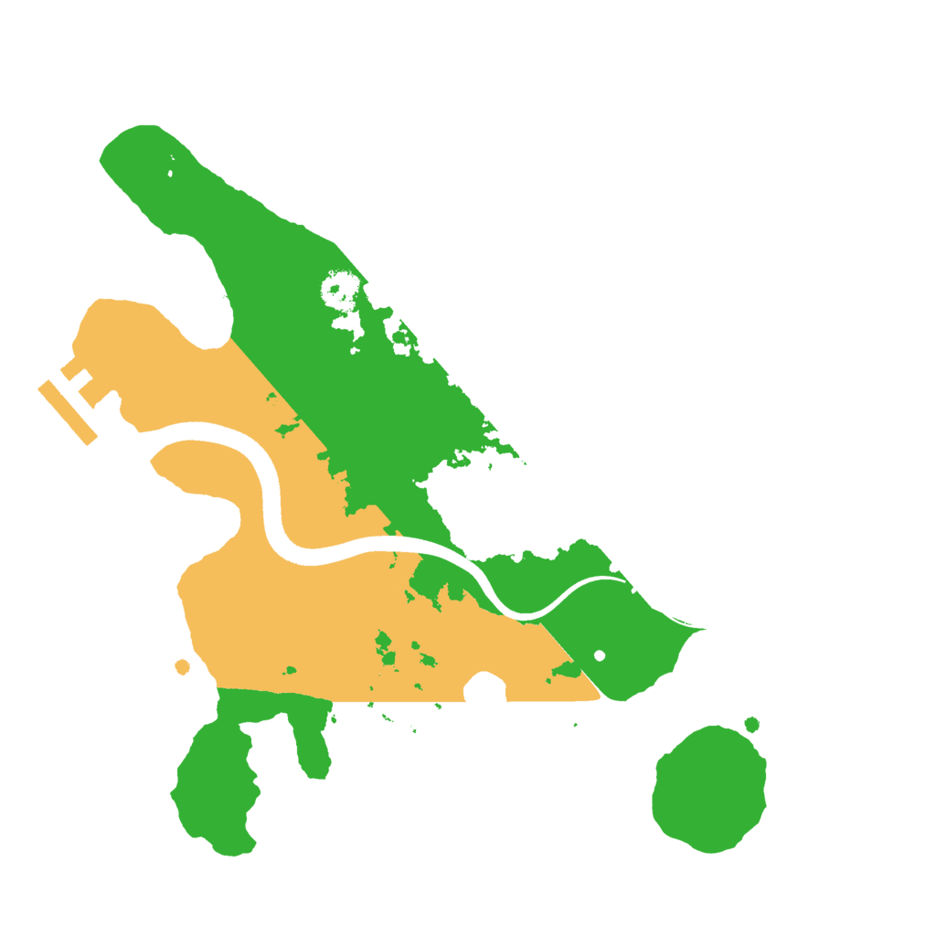 Biome Rust Map: Procedural Map, Size: 2500, Seed: 981