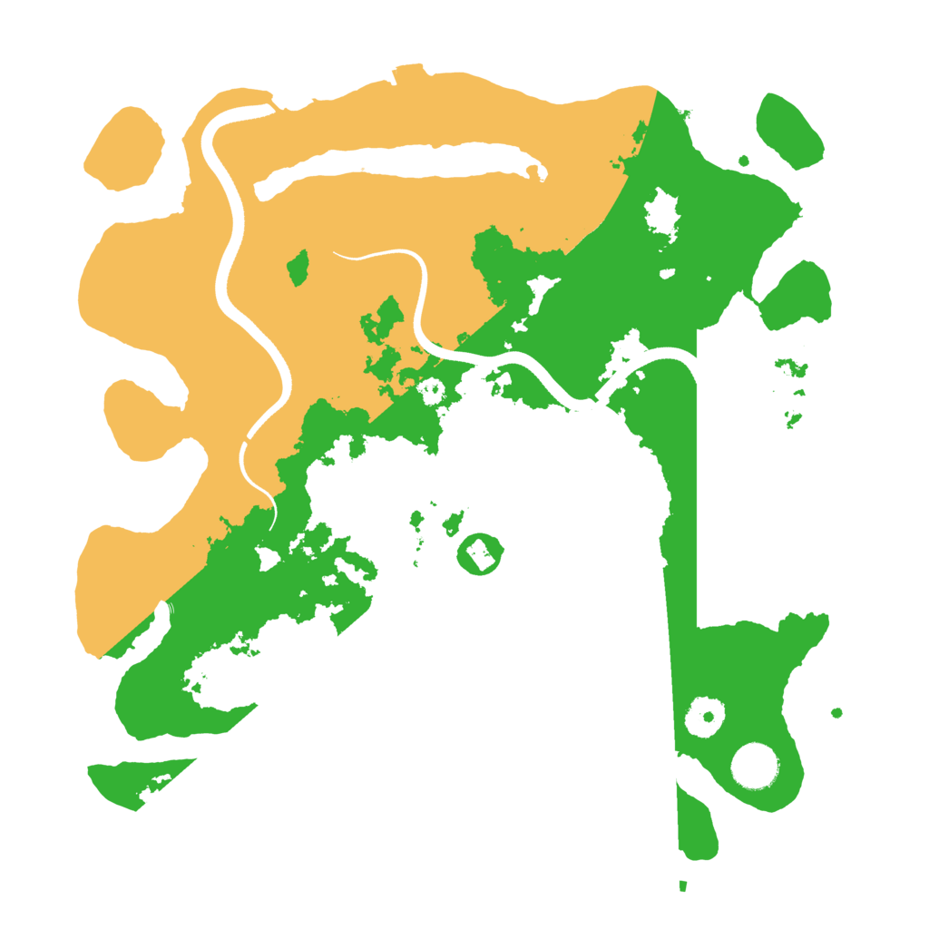 Biome Rust Map: Procedural Map, Size: 3500, Seed: 1549298326