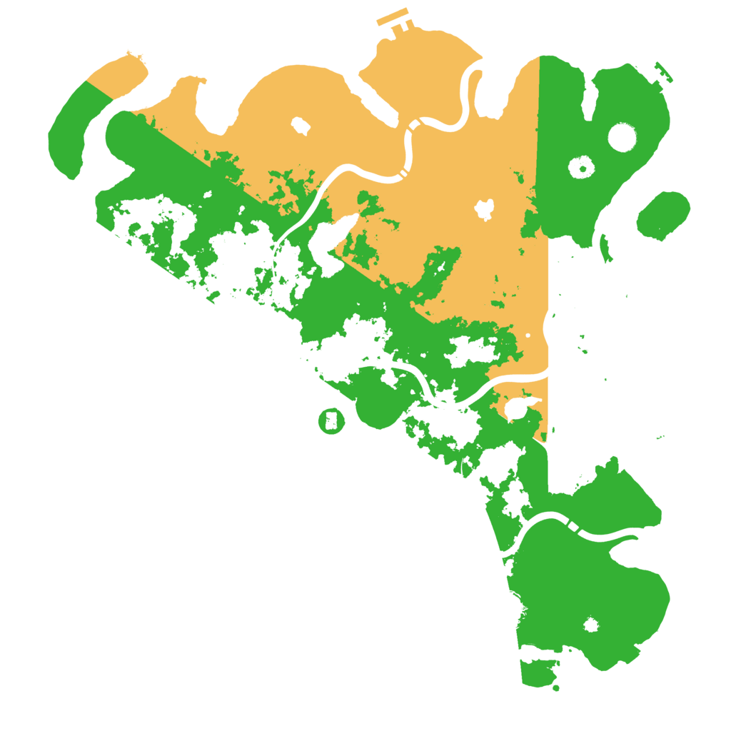 Biome Rust Map: Procedural Map, Size: 4500, Seed: 604938986