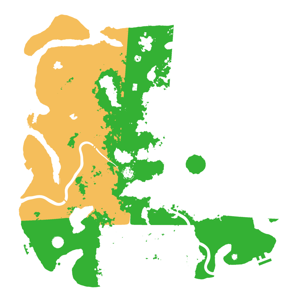 Biome Rust Map: Procedural Map, Size: 4500, Seed: 58724437