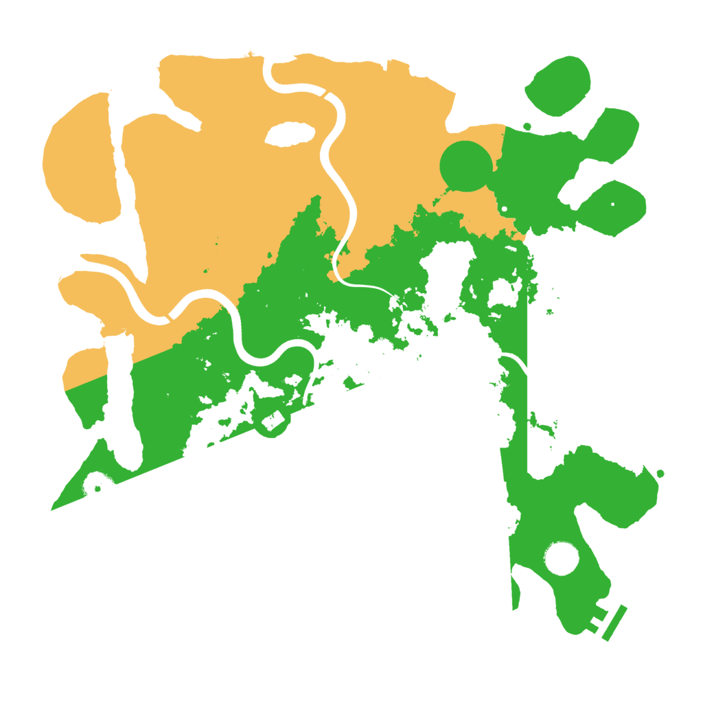 Biome Rust Map: Procedural Map, Size: 3650, Seed: 380833235
