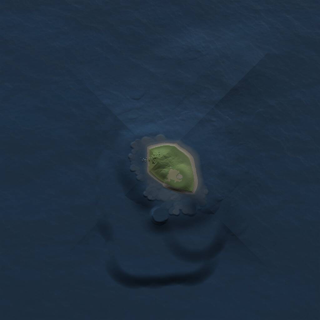 Rust Map: Procedural Map, Size: 1000, Seed: 344025194, 1 Monuments