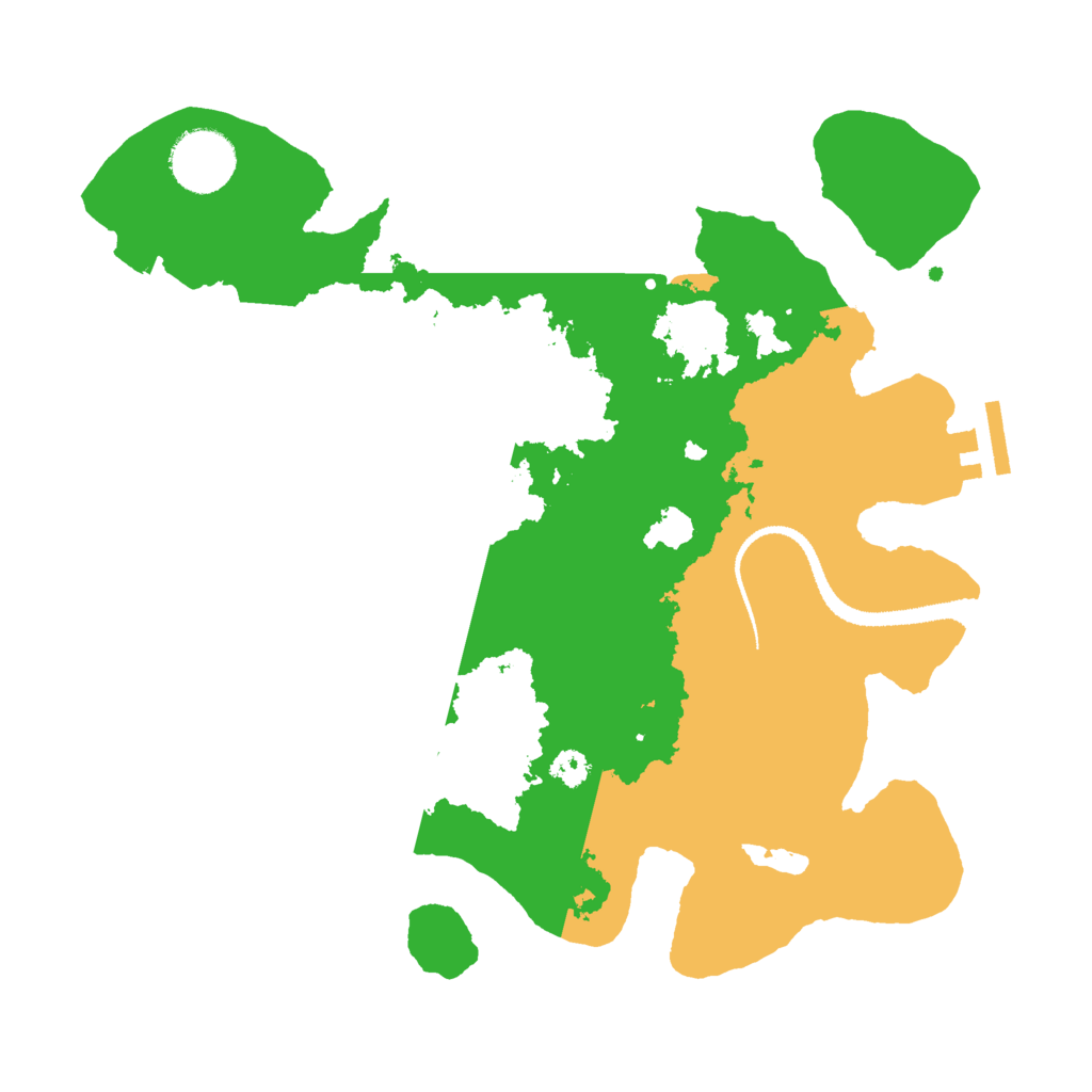 Biome Rust Map: Procedural Map, Size: 3000, Seed: 639020331