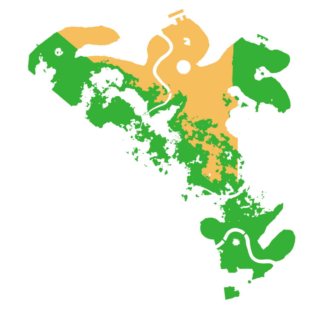 Biome Rust Map: Procedural Map, Size: 4000, Seed: 706543203