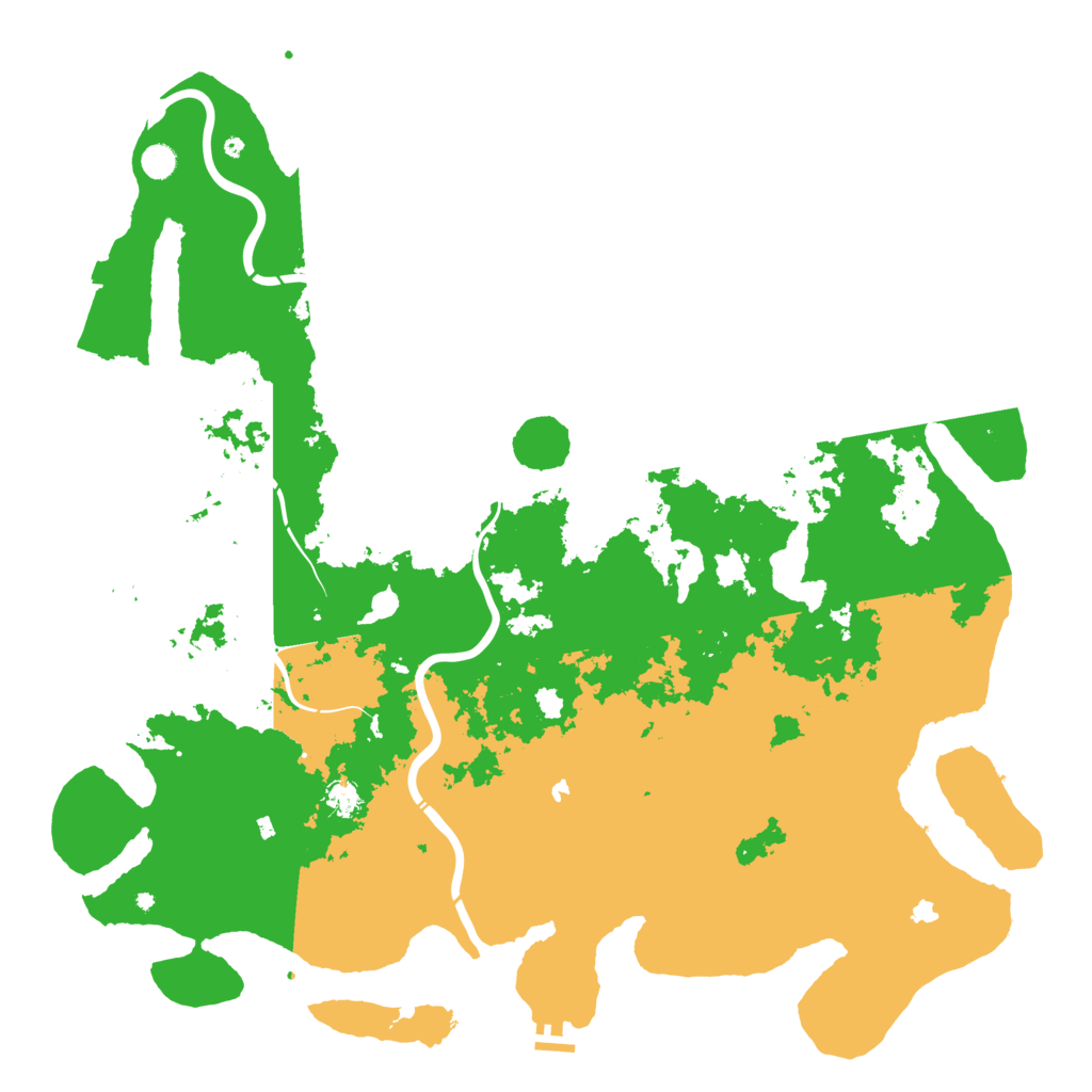 Biome Rust Map: Procedural Map, Size: 5500, Seed: 25032986