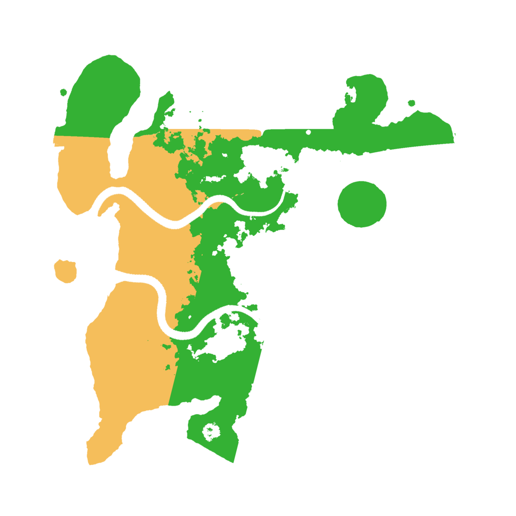 Biome Rust Map: Procedural Map, Size: 3000, Seed: 3159067