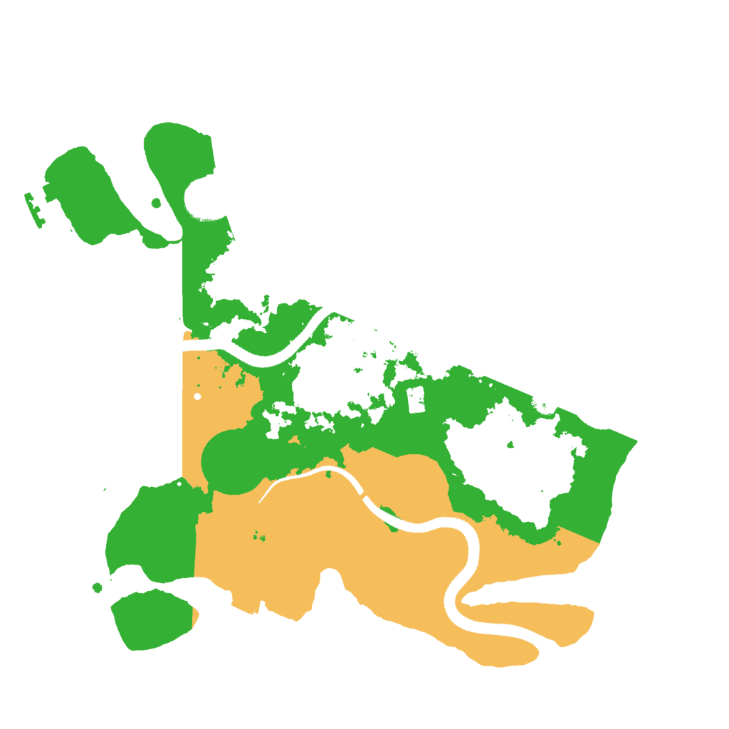 Biome Rust Map: Procedural Map, Size: 3000, Seed: 1006882551