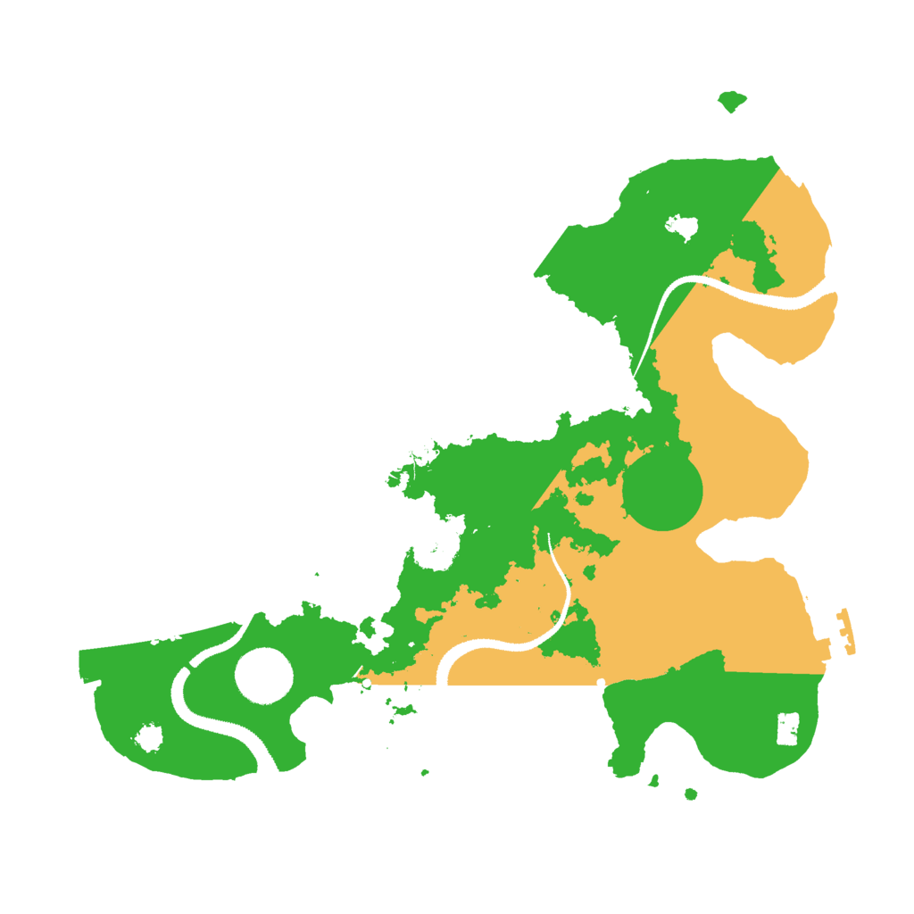 Biome Rust Map: Procedural Map, Size: 3000, Seed: 1705210614